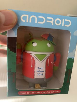 Android Mini Collectible Special Edition Tech Intern (rare) 2014