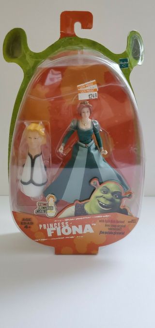 , 2004 Hasbro Shrek 2 Spin Kick Princess Fiona Action Figure Set