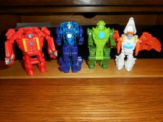 Hasbro Transformers Rescue Bots Roar Mini Dinos,  Chase,  Boulder,  Heatwave Blades