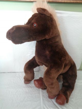 Folkmanis Folktales - Large Brown Horse - Plush Hand Puppet - 18 "