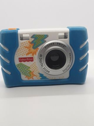 Fisher Price Kid - Tough Digital Camera W/ Built - In Memory & Zoom - Blue