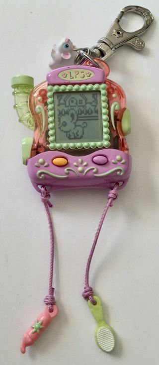 Littlest Pet Shop Digital Virtual Handheld Game Keychain 2005 Hamster Lps Hasbro