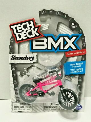 Tech Deck Bmx Finger Bikes Series 12 Sunday Hot Pink/black