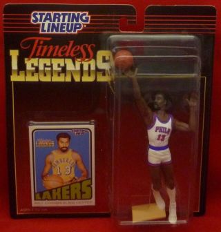 1995 Wilt Chamberlain - " Timeless Legends " Starting Lineup - Slu - L.  A.  Lakers