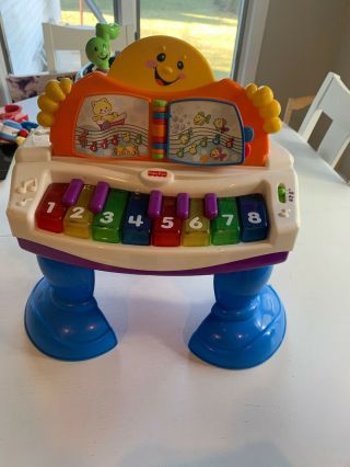 Fisher Price Laugh & Learn Interactive Learning Piano W Lights And Sounds