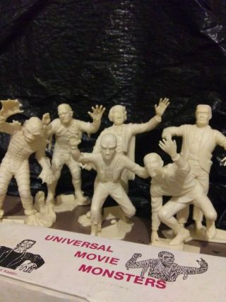 Universal Monsters - Rare Vintage Unpainted Figures W/ Box