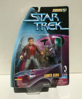 Star Trek Captain James Kirk Playmates 1998 Warp Factor Series 5 Figure 65128