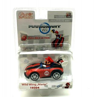 Mario Kart Wii | Pull & Speed Car | 19304 Wild Wing Mario | 2012 Figure |