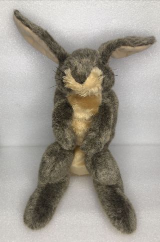 Folkmanis 24 " Full Body Jack Rabbit Plush Hand Puppet - Realistic -