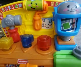 Fisher Price Laugh & LEARN Work Bench Lights Music Activities Batteries 2