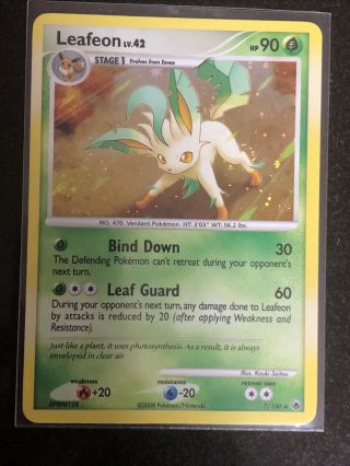 Leafeon - 7/100 - Rare Holo - Majestic Dawn Pokemon