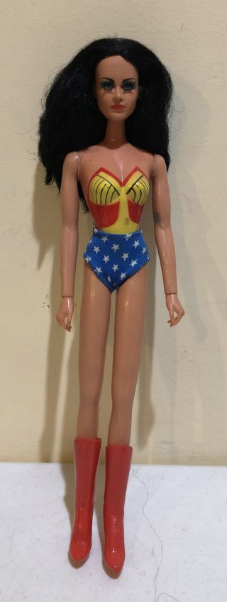 Vintage Mego Wonder Woman Diana Prince Doll 1975/1976 Hong Kong