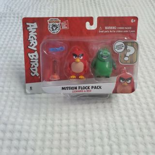 Angry Birds Mission Flock Pack Leonard & Red Figure 2 - Pack