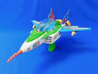 Vintage 1991 Bubble Bomber Plane Teenage Mutant Ninja Turtles Tmnt 99 Complete