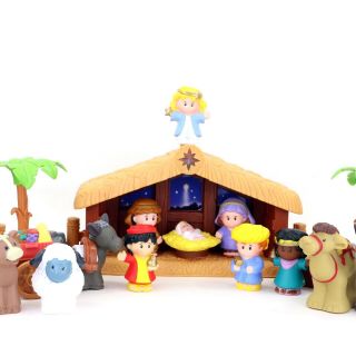Fisher - Price Little People A Deluxe Christmas Story Nativity Set