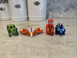 Hasbro Transformers Rescue Bots Roar Mini Dinos,  Chase Boulder Heatwave Blades F