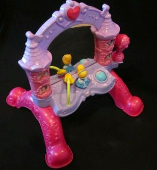 Fisher Price Disney Princess Musical Mirror Floor Vanity with Wand COMPLETE 3
