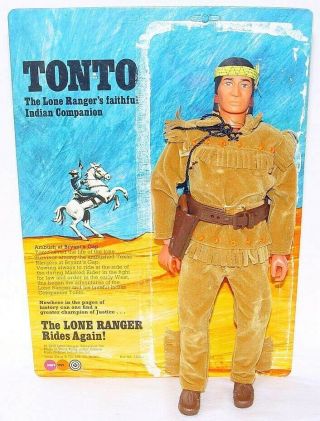 Gabriel Marx Toys The Lone Ranger Companion 10 " Tonto Action Figure Nm`75 Rare