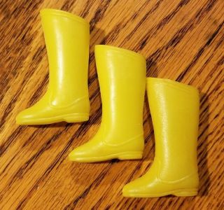 Vintage Mego Type - I Ii T1 T2 8 Inch One (1) Yellow Boot - Bulk Pricing