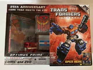 Transformers Universe Optimus Prime 25th Anniversary G1 Series Hasbro