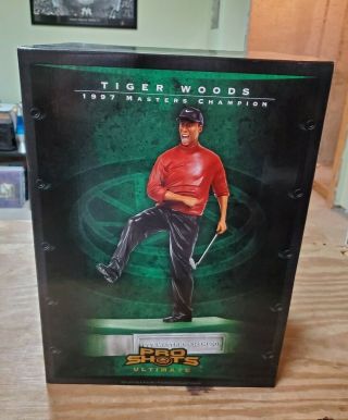 Tiger Woods Upper Deck 1997 Masters Champion Proshots Ultimate 12 " Figure Nib