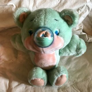 Vintage 1987 Nosy Bear By Playskool With Jumping Dolphins Plush - (105/