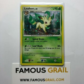 Leafeon - 24/100 - Rare Holo Card - Pokemon D&p Majestic Dawn