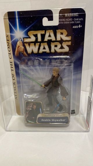2004 Star Wars Hall Of Fame Anakin Skywalker Afa U85 Moc