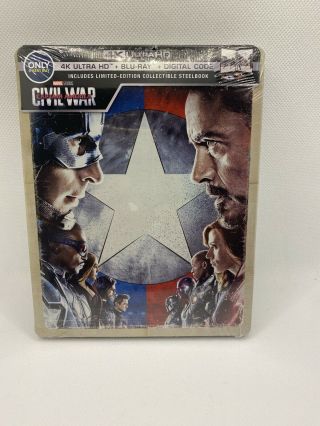 Captain America: Civil War - 4k Steelbook - - Best Buy Exclusive