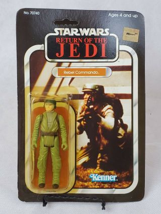 ❗️vintage Kenner 1983 Star Wars Rebel Commando Unpunched Moc Figure Rotj ❗️