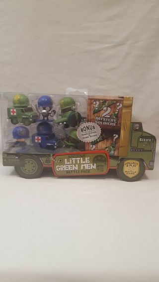 Awesome Little Green Men Battle Pack With 2 Mystery Soldiers Series One Box
