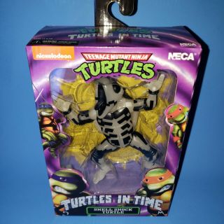 Neca Shell Shock Turtle Lootcrate Tmnt Loot Crate Shocked Gitd Figure,  Stickers