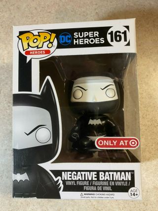 Funko Pop Nib Dc Heroes Negative Batman 161 Target