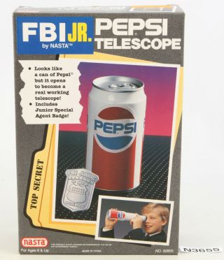 Nasta Fbi Jr Pepsi Telescope Complete