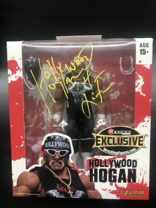 Hollywood Hogan Autographed With Jsa Authentication Figure