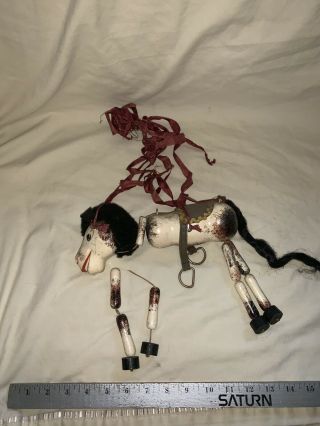 Rare Vintage 1950’s? Wood Horse Marionette String Puppet