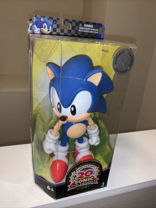 Sonic The Hedgehog 1991 20th Anniversary Jazwares 10 Inch Tru Exclusive