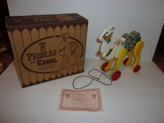 Fisher Price Pebbles The Camel Pull Toy Toyfest Limited Edition Estate Find