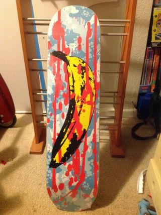 Artist Frank Kozik Boody Redrum Banana Skateboard Deck Andy Warhol Parody