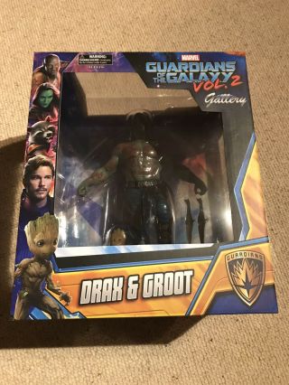 Diamond Select Toys Marvel Gallery Guardians Of The Galaxy Drax And Groot Figure