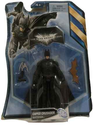 Mattel The Dark Knight Rises Caped Crusader Batman Action Figure 4 "