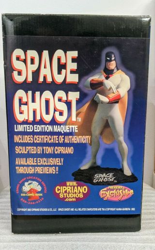 Space Ghost Limited Edition Maquette Sculpted By Tony Cipriano