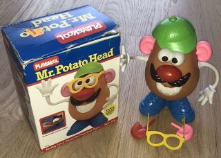 Vintage Playskool Mr.  Potato Head With Box Hasbro 1986