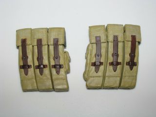 1/6th Dragon Ww 2 German Army Mp44 Assault Rifle Magazines Twin Ammo Pouches
