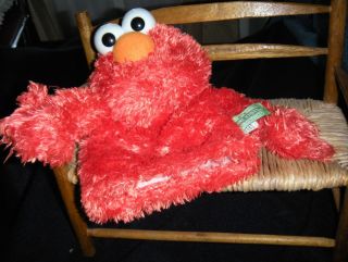 Hand Puppet Sesame Street Elmo 10 " Plush By Gund 075854