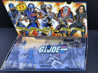 Gi Joe Cobra 25th Anniversary 3.  75 " Complete Box Set 5 - Pack - Factory