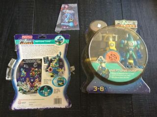Fisher Price Planet Heroes Neptune Tune L3773 W/ Vehicle Collectible