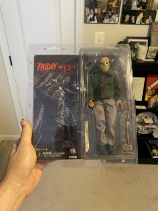 Jason Voorhees Friday The 13th Retro Clothed 8 " Inch Figure Neca