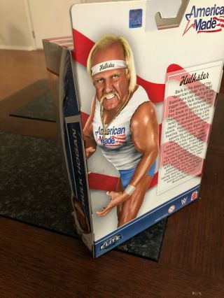 WWE Mattel Ringside Exclusive American Made Hulk Hogan Elite Figure MOC RSC WWF 3
