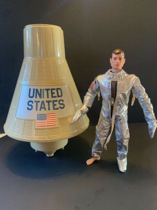Vintage Gi Joe 1966 Space Capsule And Astronaut